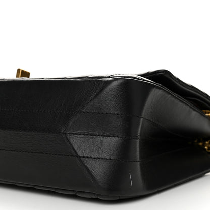 Chanel Aged Calfskin Chevron Quilted 2.55 Reissue 226 Flap Black 10 of 11