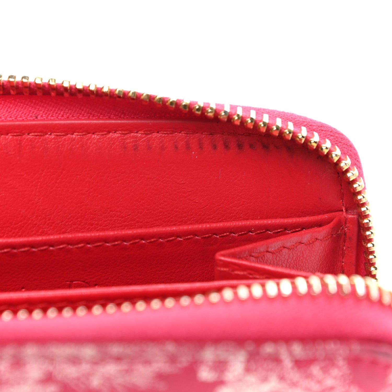 Christian Dior Technical Fabric Embroidered Toile De Jouy DiorTravel Detachable Card Holder Red 9 of 12