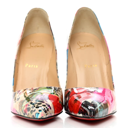 Christian Louboutin Patent Trash Pigalle Follies 100 Pumps 40 Multicolor 2 of 11