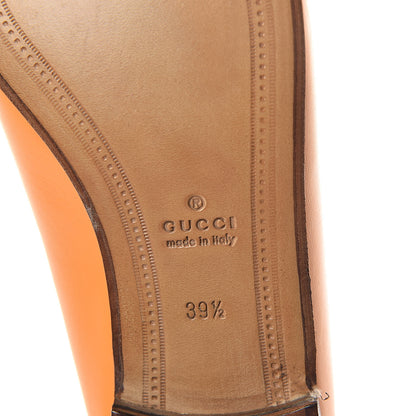 Gucci Lambskin Womens Brixton Horsebit Loafers 39.5 Crystal Copper 6 of 7