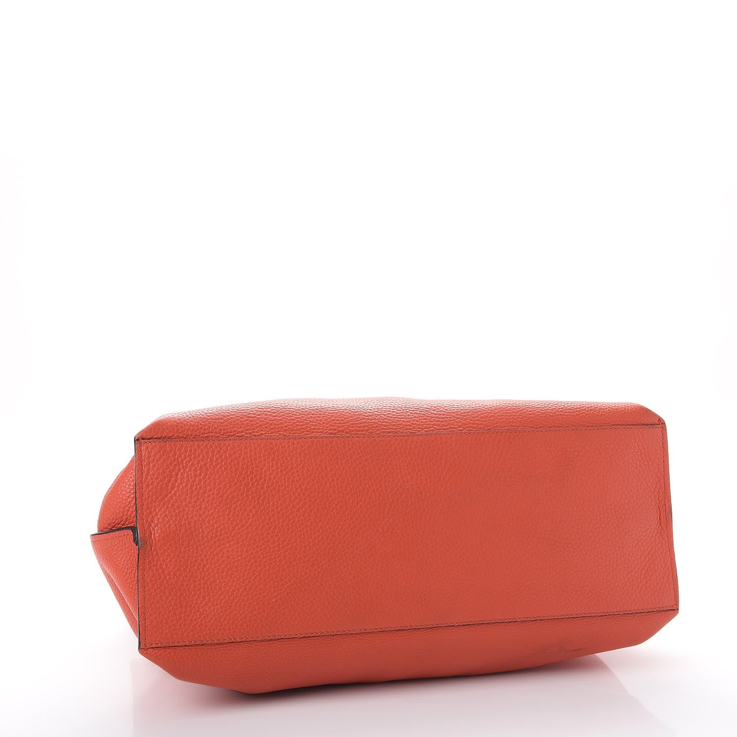 Gucci Cellarius Calfskin Large Bamboo Daily Top Handle Bag New Dark Orange 5 of 18