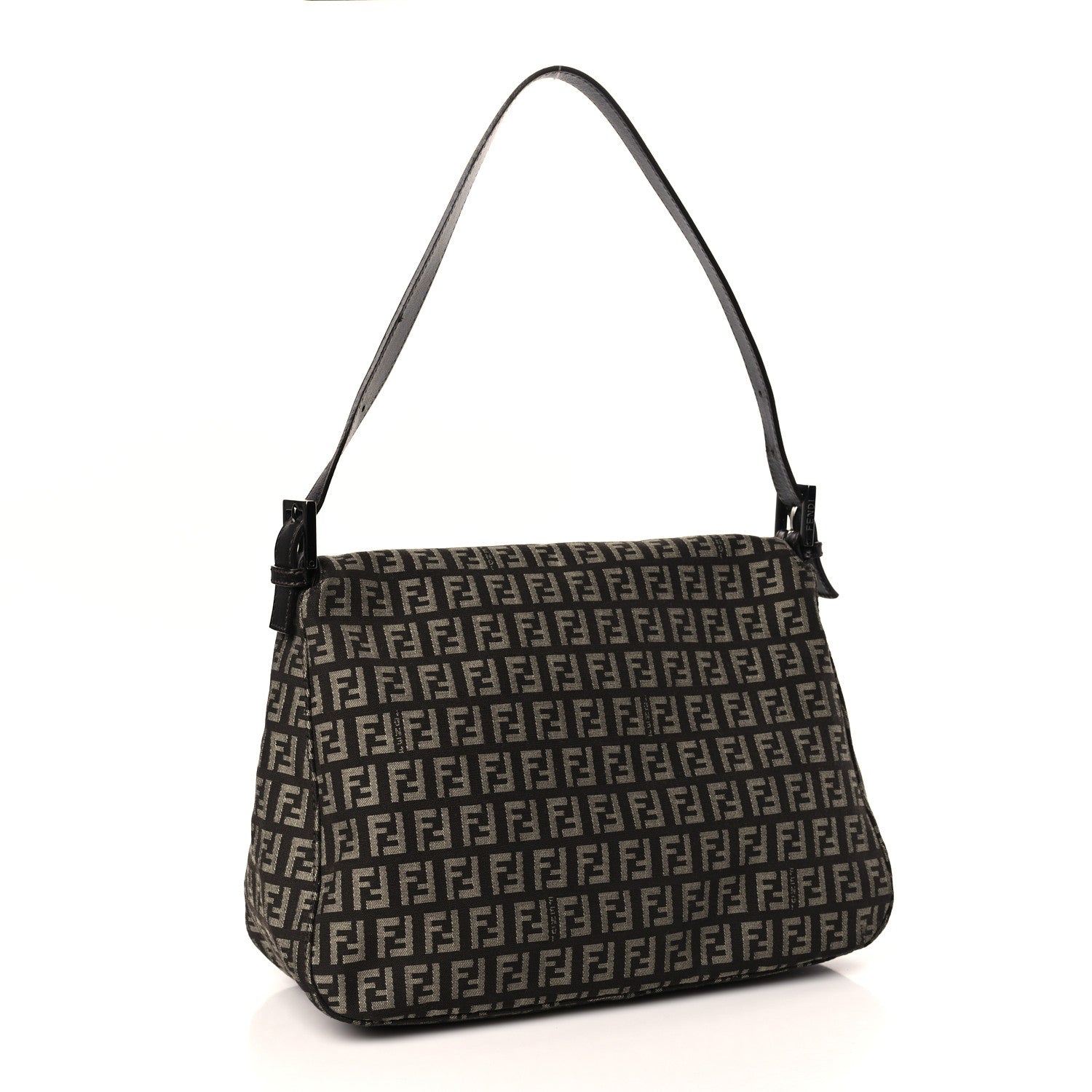 Fendi Zucchino Vitello Mama Baguette Testa di Moro Beige 3 of 14