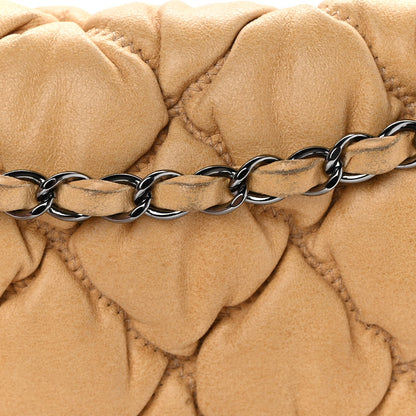 Chanel Calfskin Quilted Medium Bubble Quilt Flap Bag Beige 15 of 18