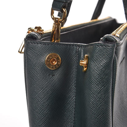 Prada Saffiano Medium Galleria Double Zip Tote Smeraldo 11 of 13