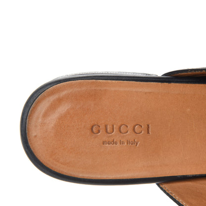Gucci Calfskin Womens Princetown Slippers 38 Black 7 of 12