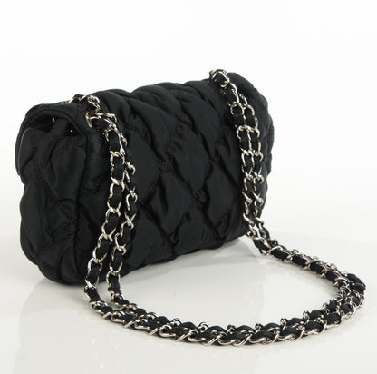 Chanel Satin Bubble Quilt Mini Flap Black 3 of 7
