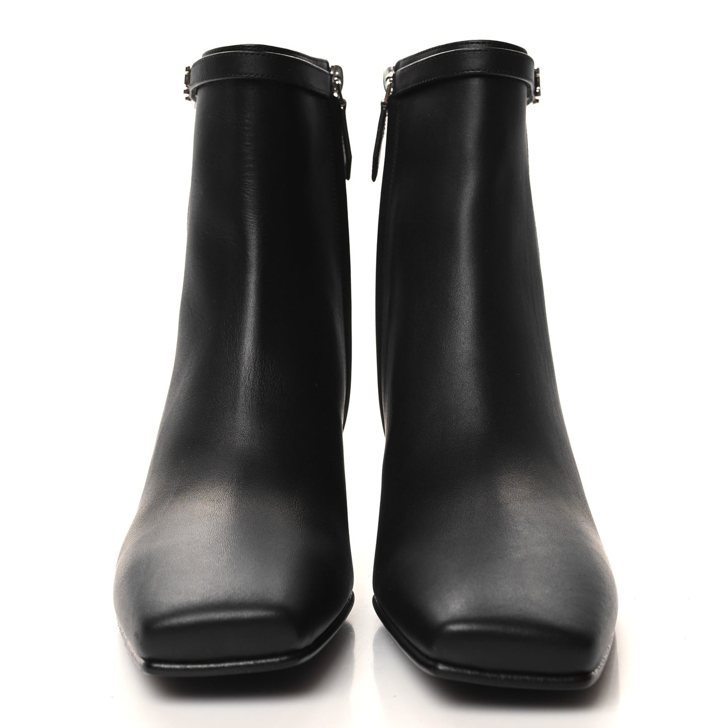 Calfskin Hommage Ankle Boots 36 Black