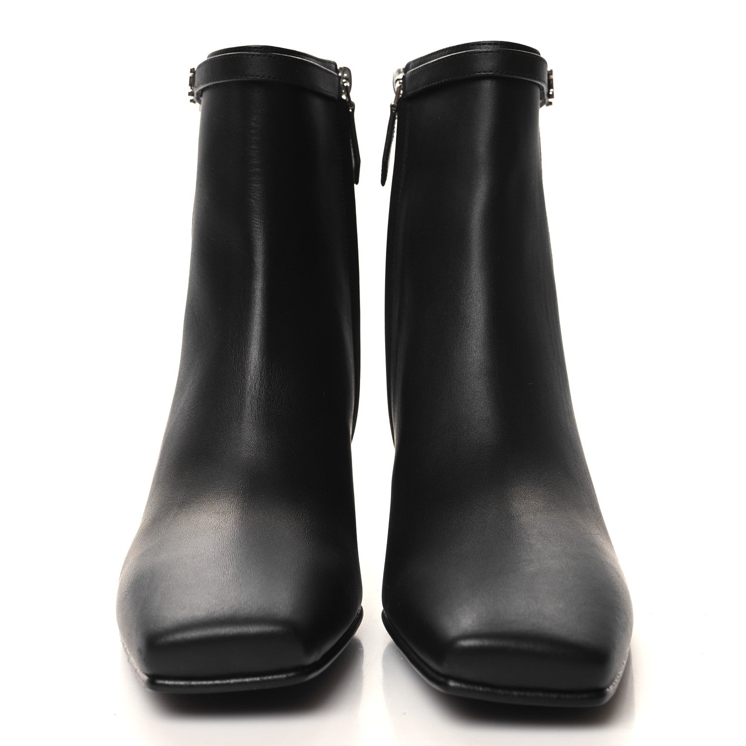 Hermes Calfskin Hommage Ankle Boots 36 Black 2 of 9