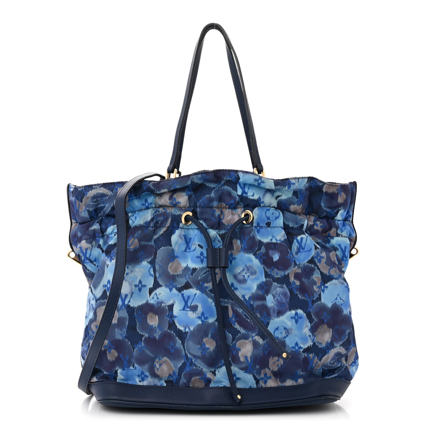 Louis Vuitton LOUIS VUITTON Nylon Monogram Ikat Noefull MM Grand Blue 1 of 9