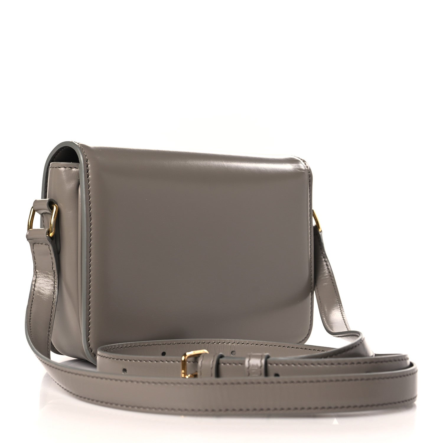 Celine Shiny Calfskin Small Triomphe Pebble 3 of 9