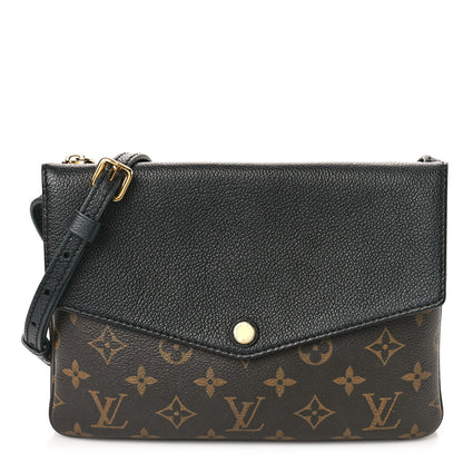 Louis Vuitton Monogram Twice Pochette Black 1 of 8