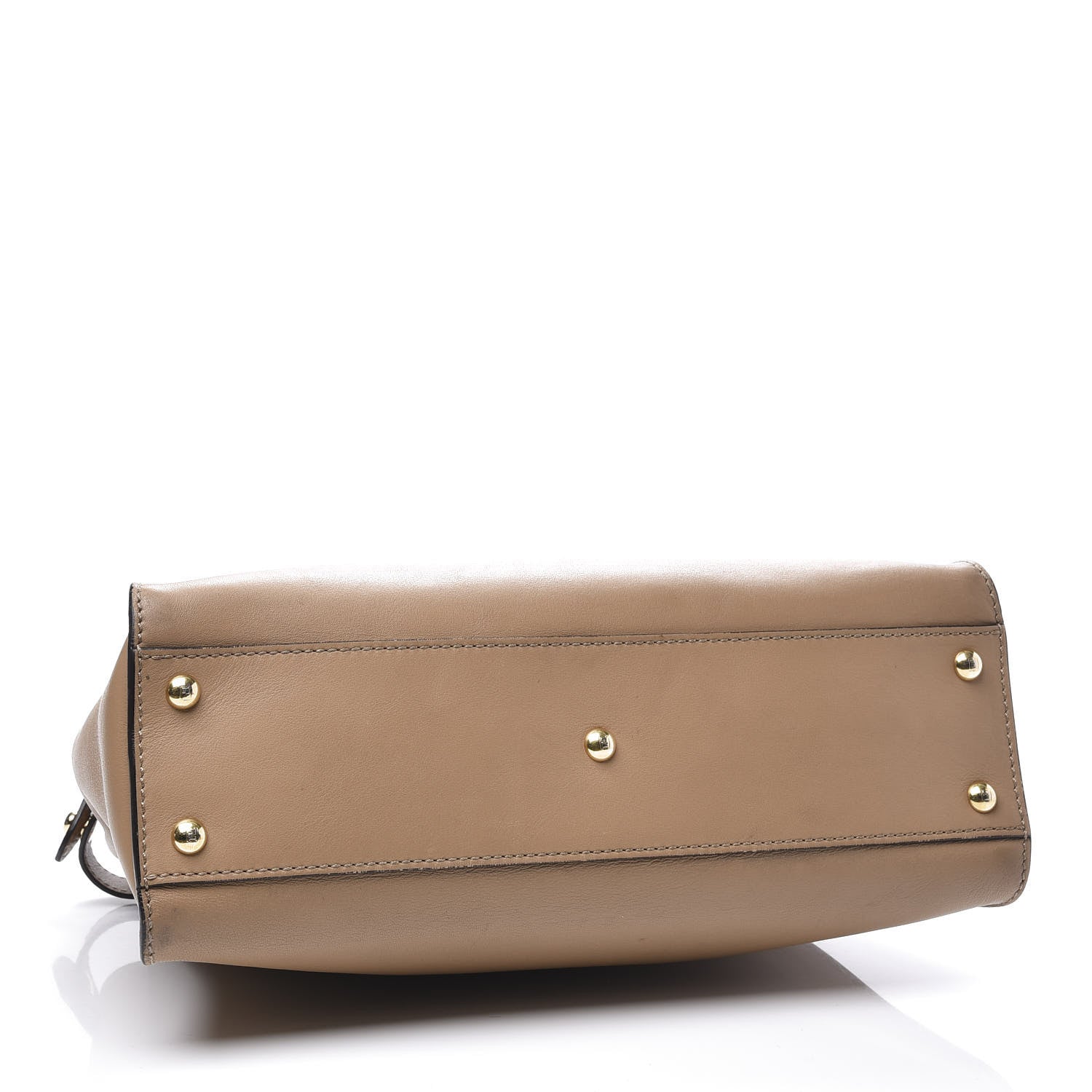 Fendi Vitello Seta Medium Peekaboo Iconic Satchel Cuoio 3 of 9