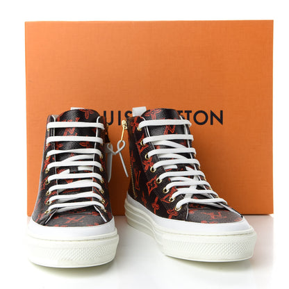 Louis Vuitton Catogram Stellar Sneaker Boots 38 Marron 11 of 11