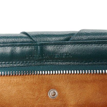 Bottega Veneta Nappa Maxi Blown Up Intrecciato Pouch Clutch Raintree 6 of 8