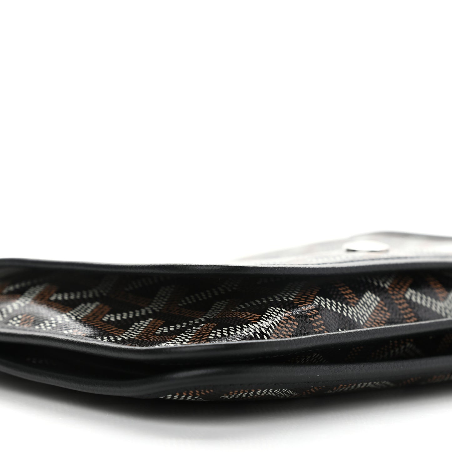 Goyardine Plumet Wallet Clutch Black