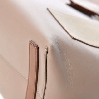Burberry Calfskin Medium Society Top Handle Bag Brown 7 of 12
