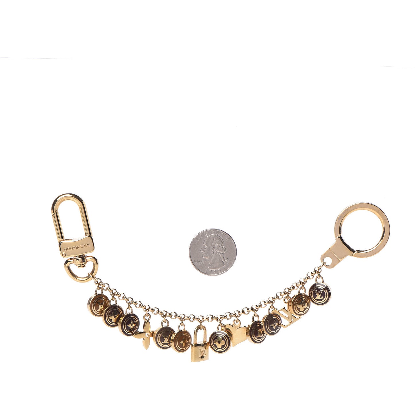 Pastilles Key Chain Bag Charm Brown