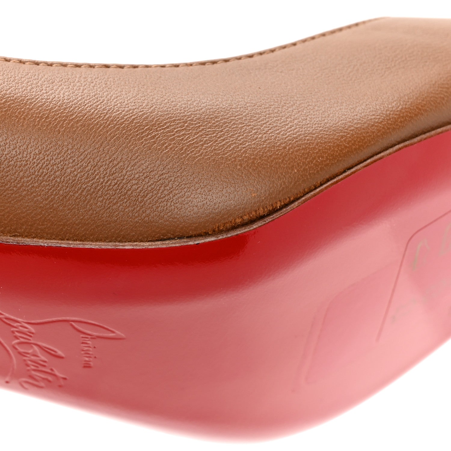 Christian Louboutin Nappa Pigalle Follies 85 Pumps 36.5 Brown 9 of 9