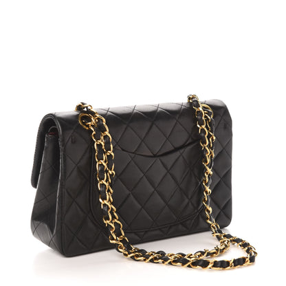 Chanel Lambskin Quilted Small Double Flap Black 3 of 12