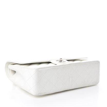 Chanel Caviar Quilted Jumbo Double Flap White 4 of 10