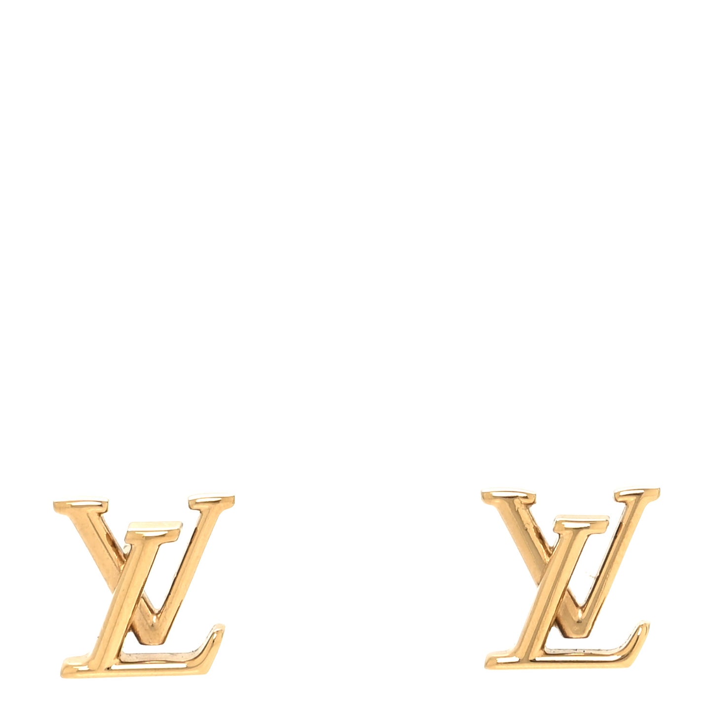 Metal LV Iconic Earrings Gold