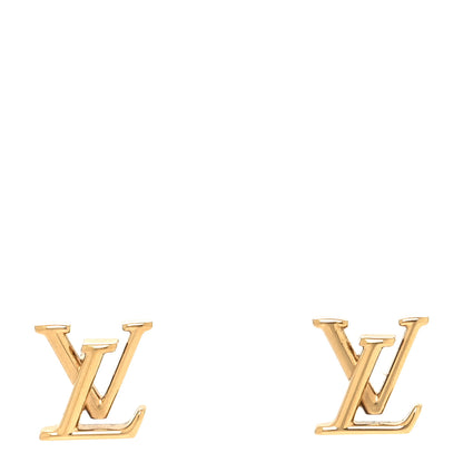 Louis Vuitton Metal LV Iconic Earrings Gold 1 of 5
