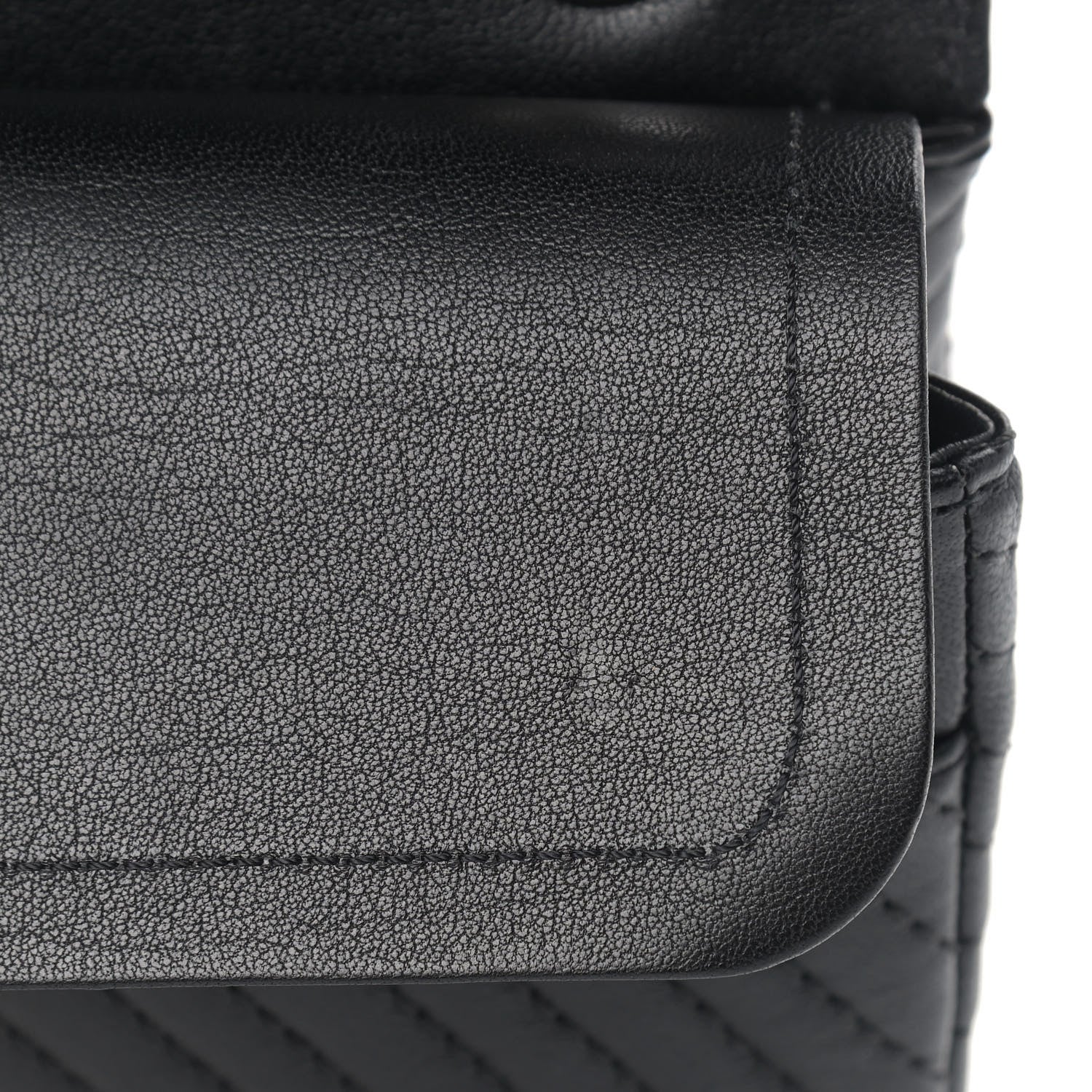 Chanel Sheepskin Chevron Quilted Studded 2.55 Reissue 225 Flap Black 10 of 11