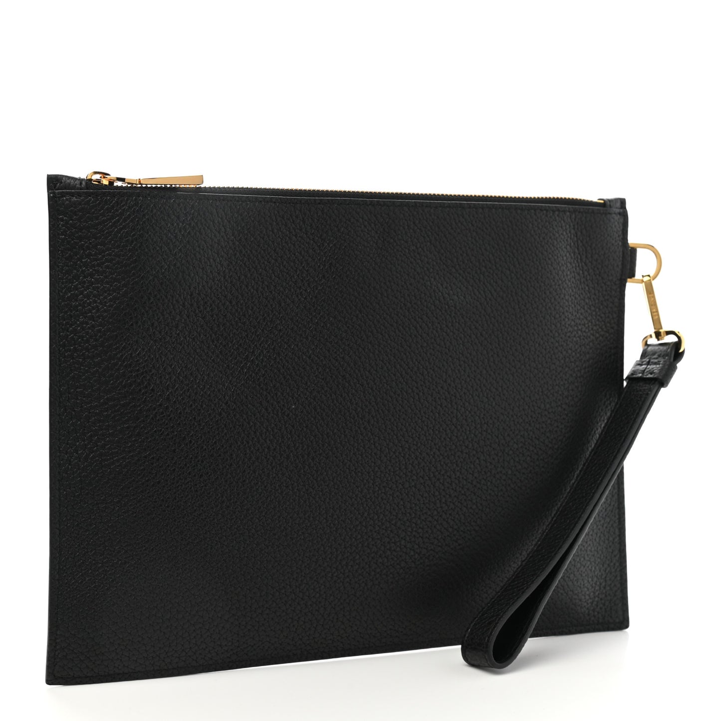 Grained Calfskin La Medusa Pouch Black