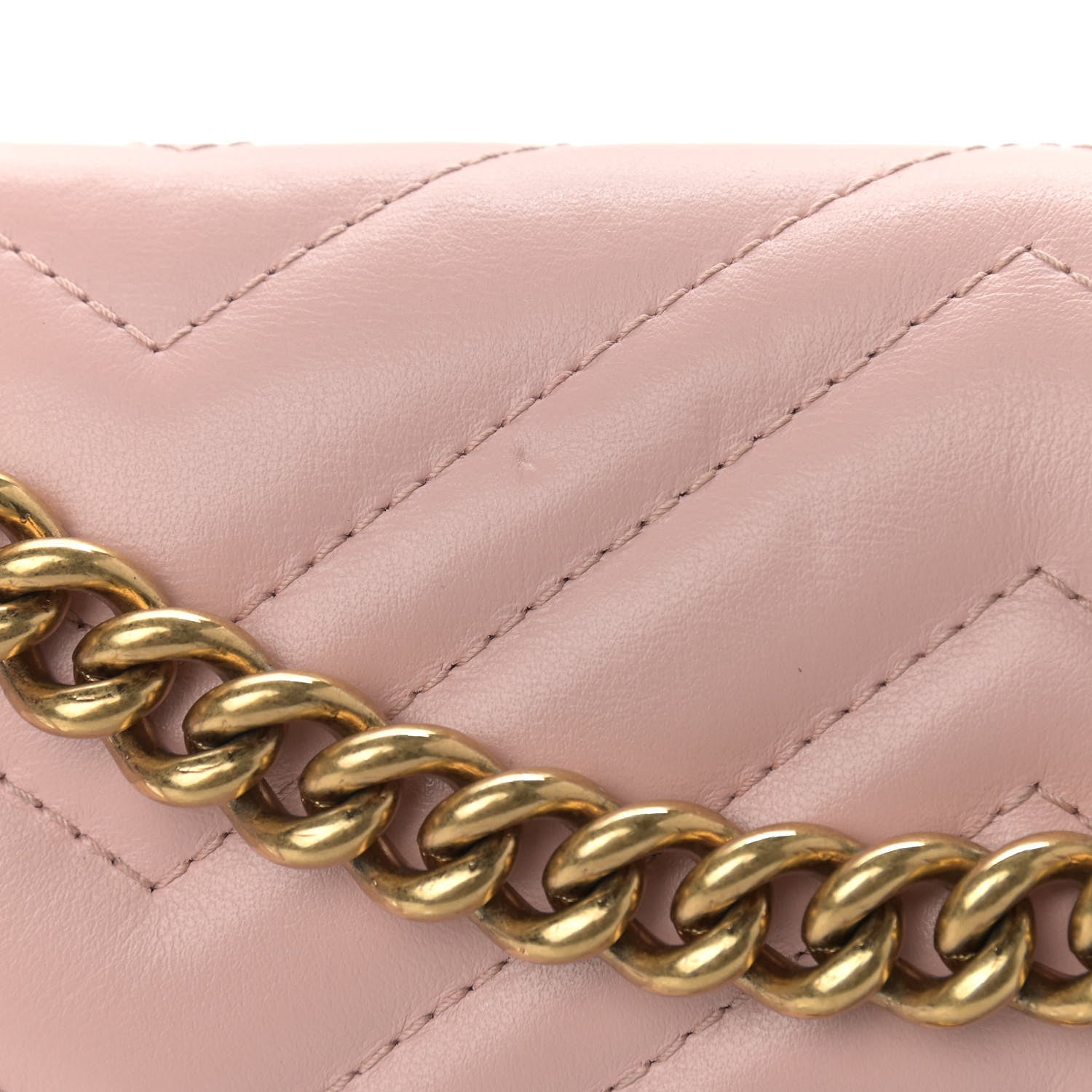 Gucci Calfskin Matelasse Small GG Marmont Shoulder Bag Perfect Pink 15 of 17