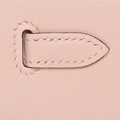 Hermes Swift Kelly Pochette Clutch Rose Eglantine 21 of 23