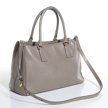 Prada Saffiano Lux Small Tote Argilla 3 of 11