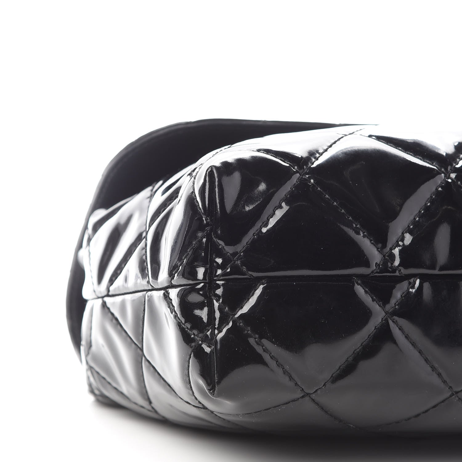 Chanel Vinyl Quilted In the Business Flap Bag Black 8 of 10