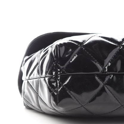 Chanel Vinyl Quilted In the Business Flap Bag Black 8 of 10