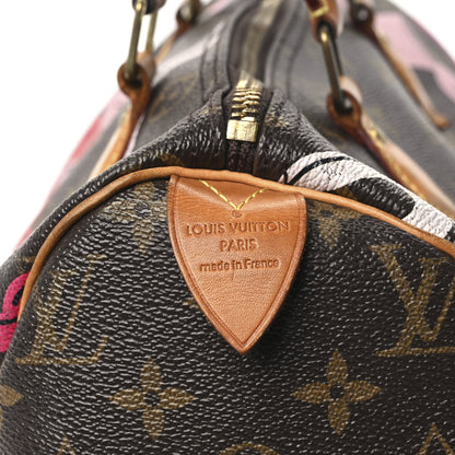 Louis Vuitton Monogram Bay Speedy 30 Rose Ballerine Poppy 6 of 11