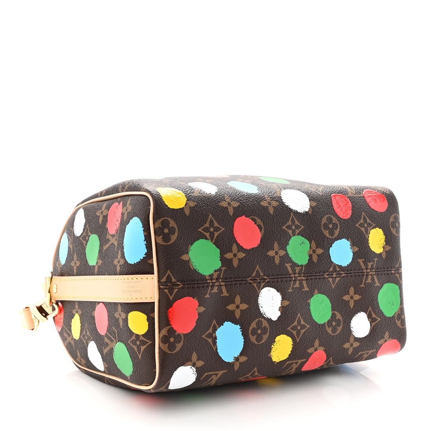 LV X YK Monogram Speedy Bandouliere 25 Multicolor