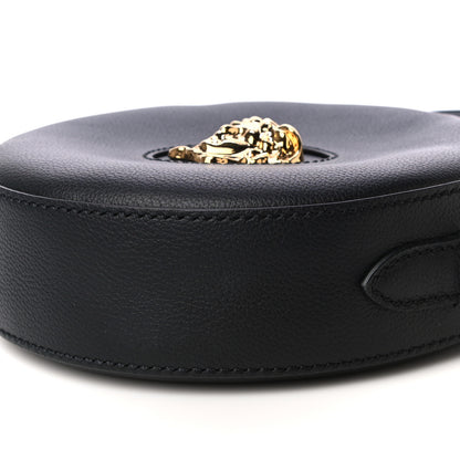 Versace Calfskin La Medusa Round Camera Bag Black 8 of 9
