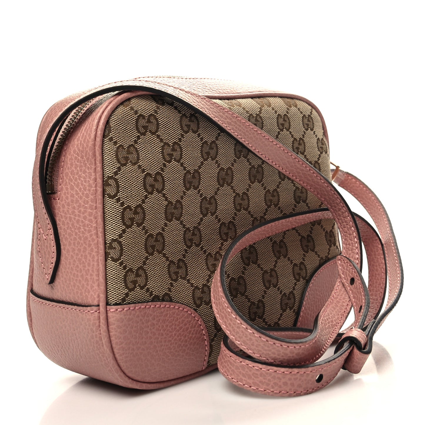 Monogram Mini Bree Messenger Bag Beige Soft Pink