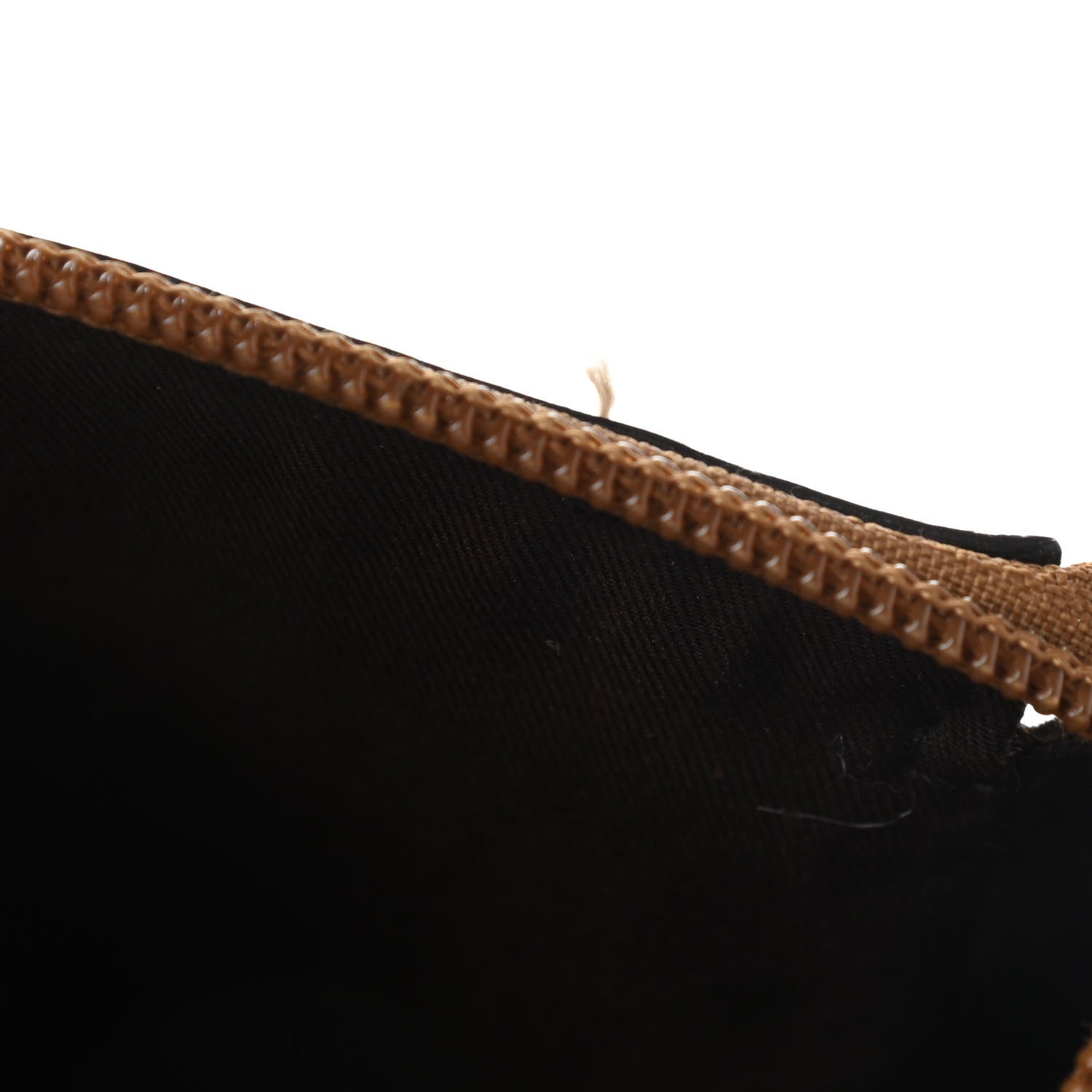Gucci Satin Monogram D Ring Cosmetic Case Metallic Bronze 11 of 12