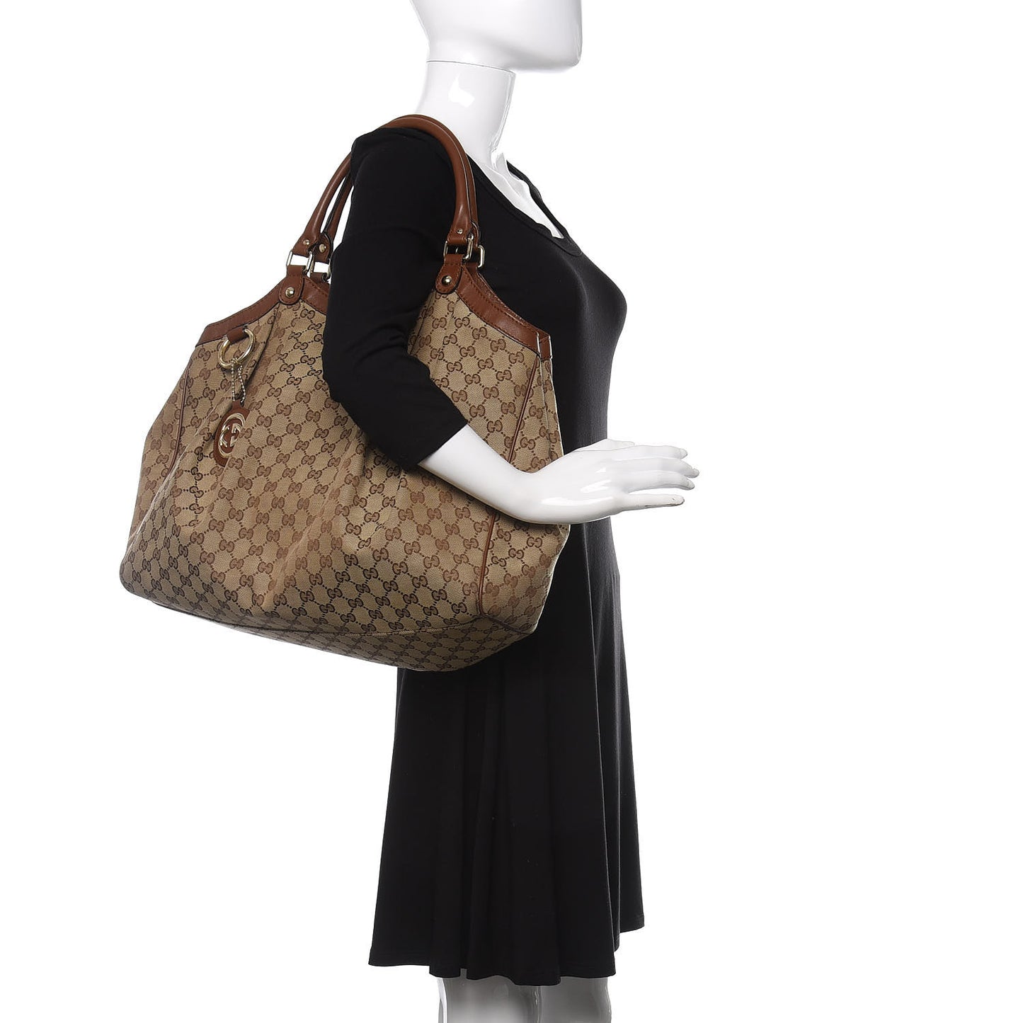 Monogram Large Sukey Tote Brown