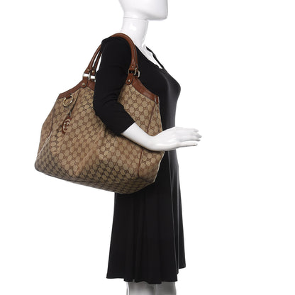 Gucci Monogram Large Sukey Tote Brown 2 of 15