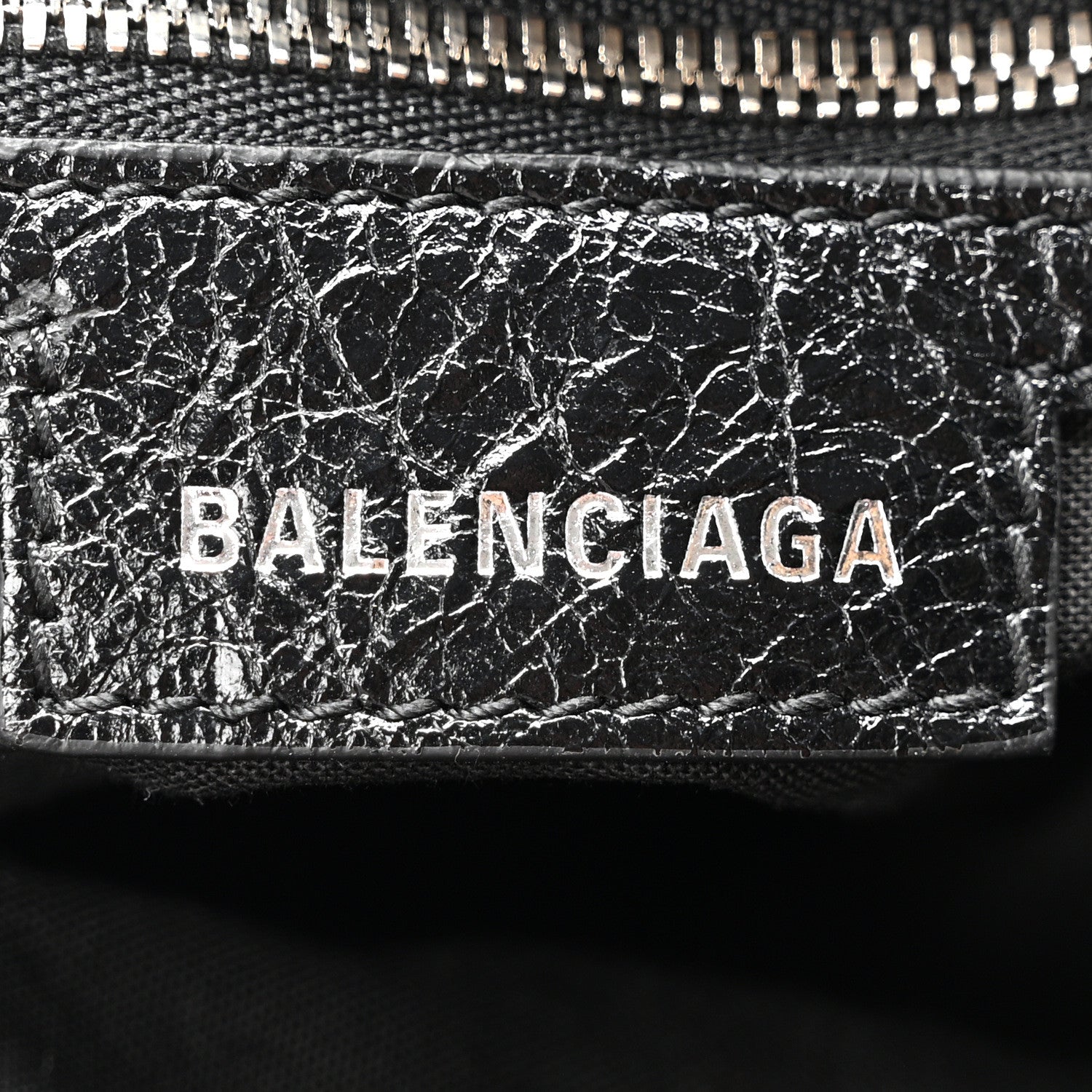 Balenciaga Agneau Arena Small Le Cagole Bucket Bag Black 7 of 10