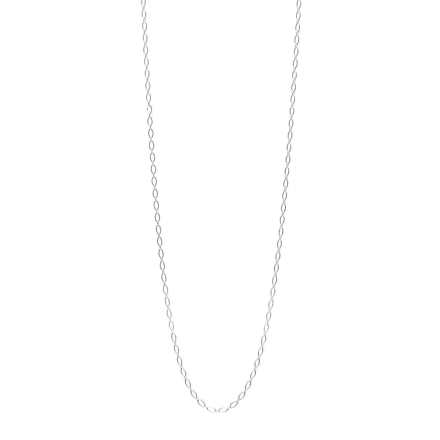 Tiffany Sterling Silver Oval Link Chain Necklace 30" 1 of 5