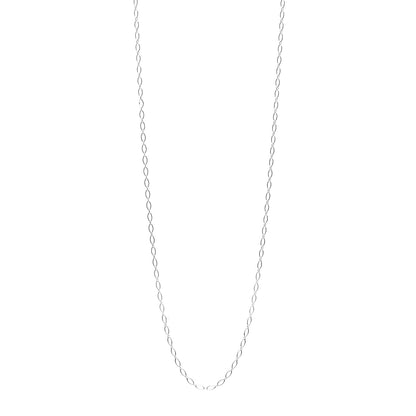 Tiffany Sterling Silver Oval Link Chain Necklace 30" 1 of 5