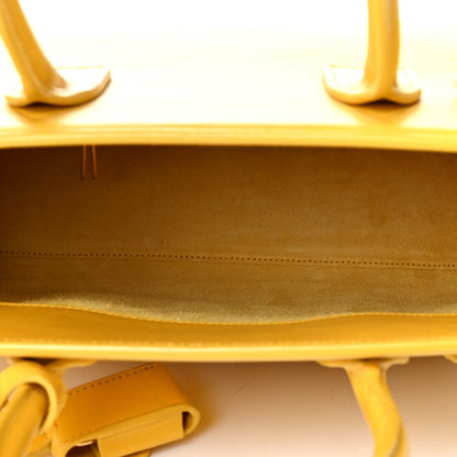 Saint Laurent Grained Calfskin Baby Sac De Jour Yellow 4 of 5