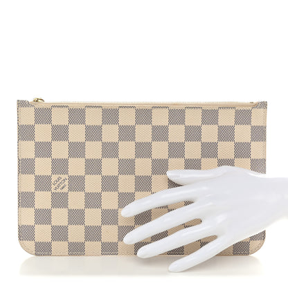 Louis Vuitton Damier Azur Neverfull MM GM Pochette 2 of 7