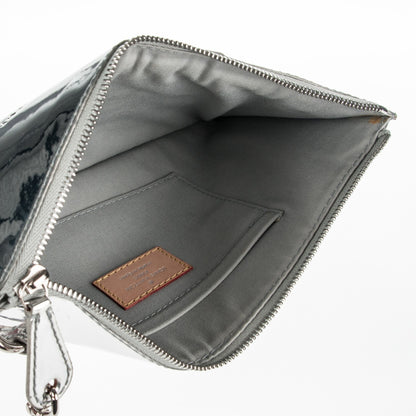 Louis Vuitton Monogram Miroir Inventeur Pochette Plat Silver 5 of 8