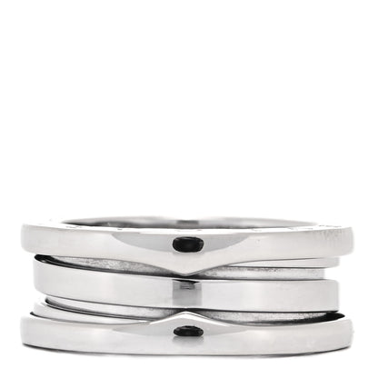 Bulgari 18K White Gold B.Zero1 Two-Band Ring 52 6 6 of 10