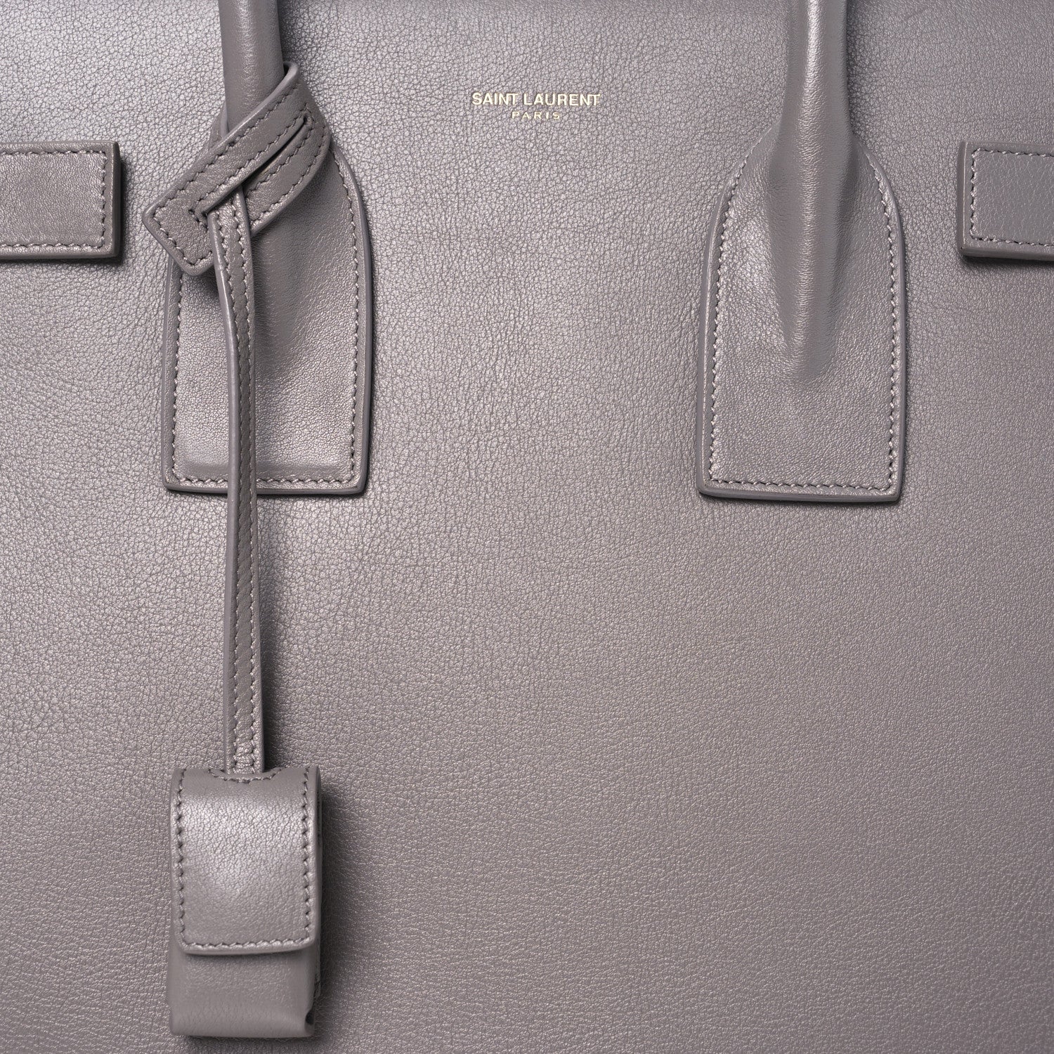 Saint Laurent Calfskin Small Sac De Jour Fog 9 of 16