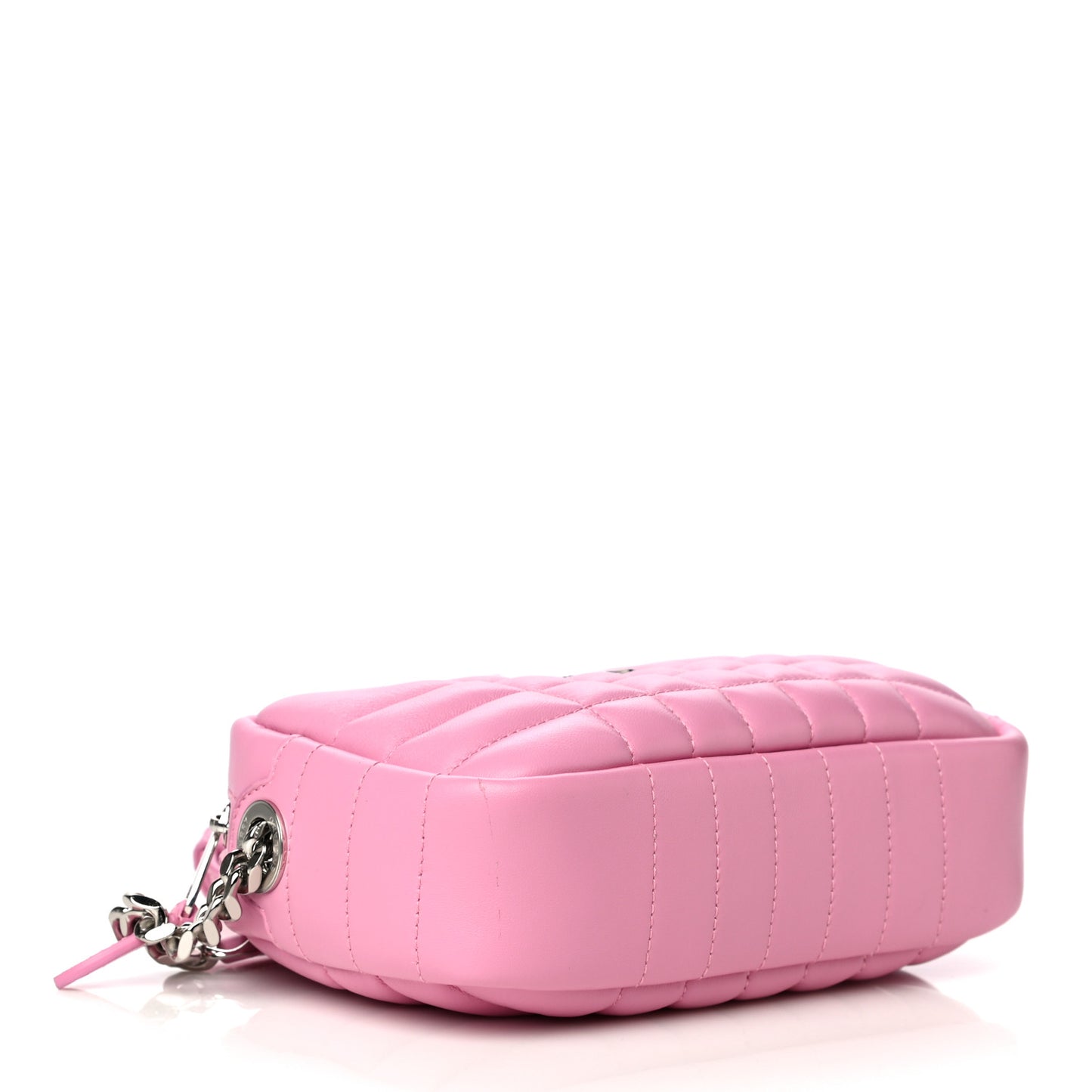 Lambskin Quilted Mini Lola Camera Bag Primrose Pink