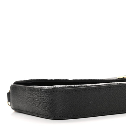 Louis Vuitton Empreinte Pochette Felicie Chain Wallet Black 8 of 10